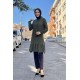 Moda Çizgi Desenli Tunik