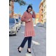 Moda Çizgi Desenli Tunik