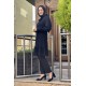 Moda Çizgi Desenli Tunik