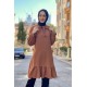 Moda Çizgi Desenli Tunik