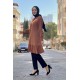 Moda Çizgi Desenli Tunik