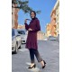 Moda Çizgi Desenli Tunik