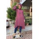 Moda Çizgi Desenli Tunik