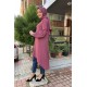 Moda Çizgi Desenli Tunik