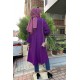 Moda Çizgi Desenli Tunik