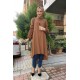 Moda Çizgi Desenli Tunik