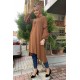 Moda Çizgi Desenli Tunik
