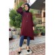 Moda Çizgi Desenli Tunik