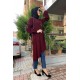 Moda Çizgi Desenli Tunik