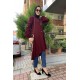 Moda Çizgi Desenli Tunik