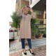 Moda Çizgi Desenli Tunik