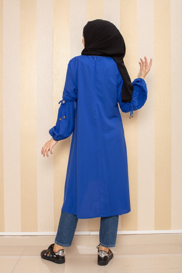 Moda Çizgi Desenli Tunik