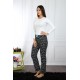 Bayan %100 Pamuk Penye Tek Alt Pijama 27280