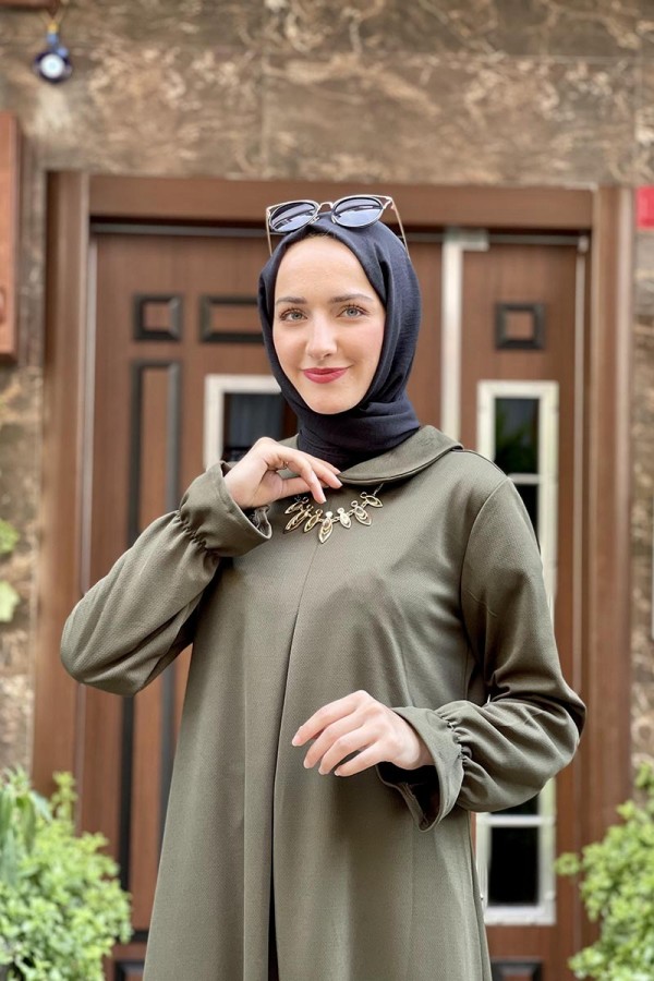 Moda Çizgi Desenli Tunik