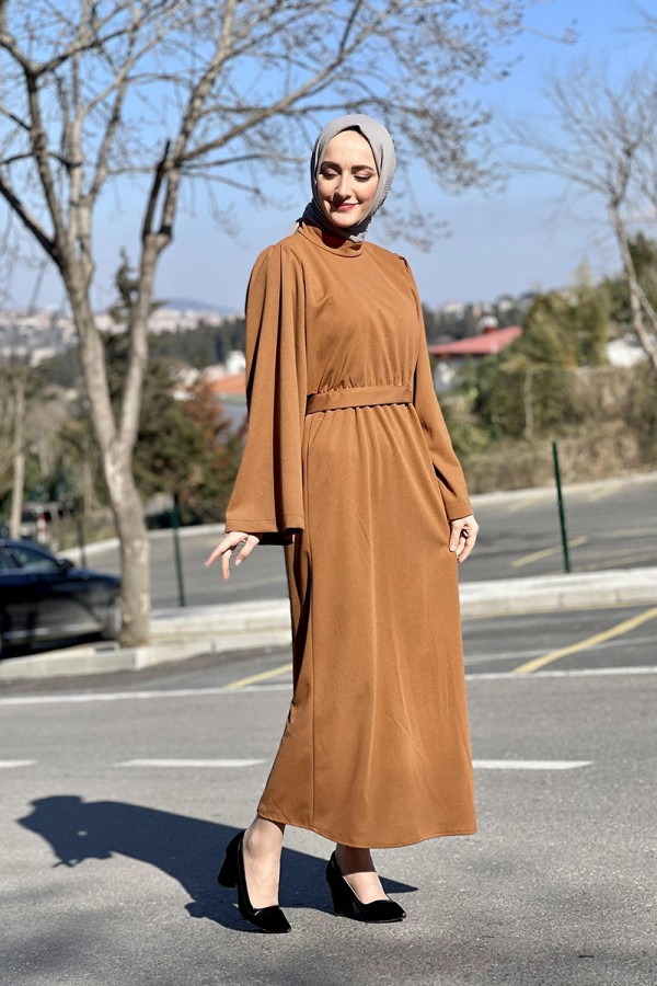 Moda Çizgi Tesettür Elbise