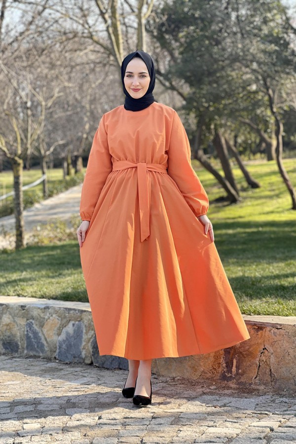 Moda Çizgi Tesettür Elbise