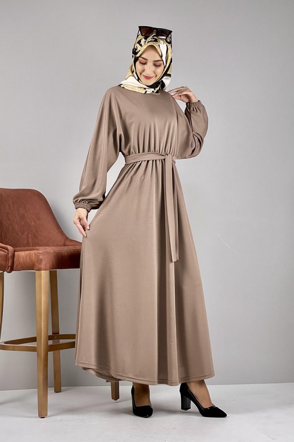 Moda Çizgi Tesettür Elbise