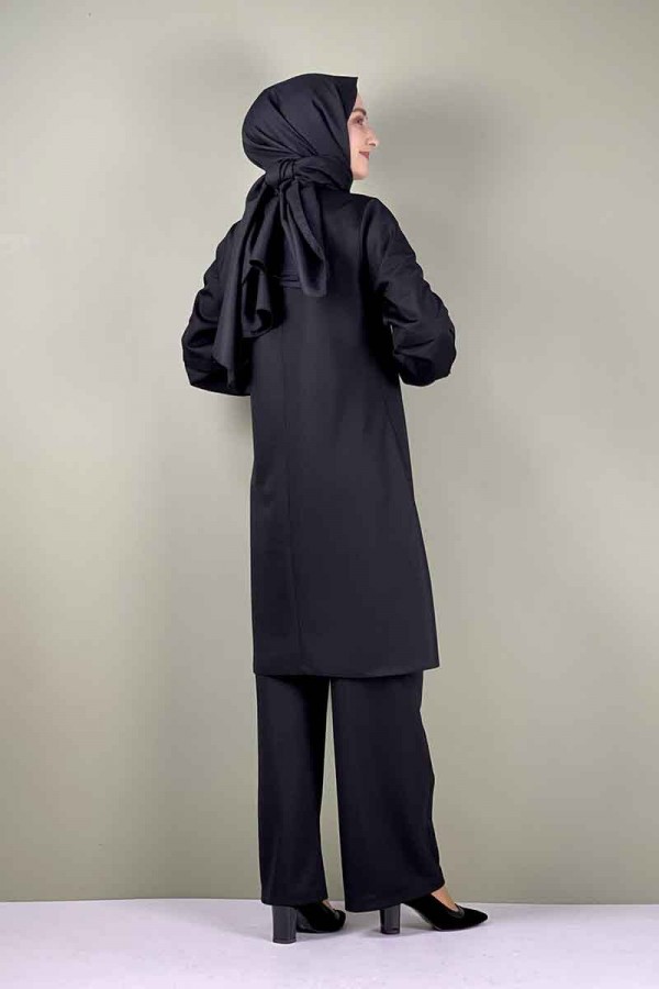 Moda Çizgi Büyük Beden Tesettür Takım