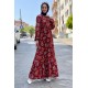 Moda Çizgi Tesettür Elbise