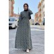 Moda Çizgi Tesettür Elbise