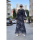 Moda Çizgi Tesettür Elbise