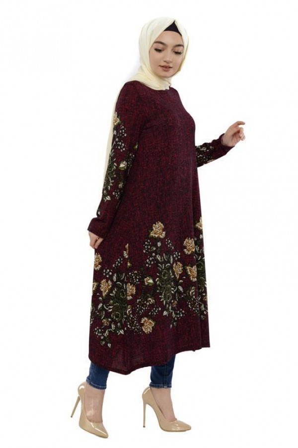 Moda Çizgi İşlemeli Krep Şal