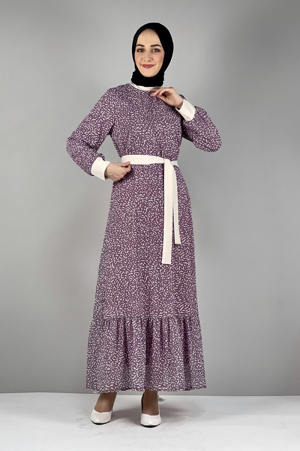 Moda Çizgi Tesettür Elbise