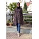 Moda Çizgi Desenli Tunik
