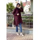 Moda Çizgi Desenli Tunik