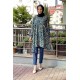 Moda Çizgi Desenli Tunik