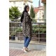 Moda Çizgi Desenli Tunik