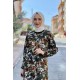 Moda Çizgi Tesettür Elbise