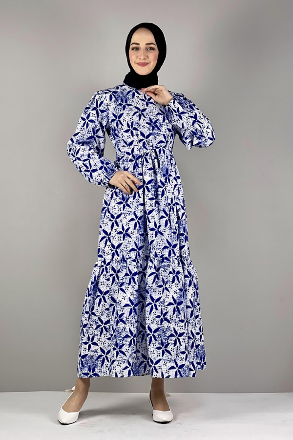 Moda Çizgi Tesettür Elbise