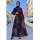 Moda Çizgi Tesettür Elbise