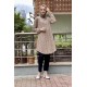 Moda Çizgi Desenli Tunik