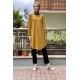 Moda Çizgi Desenli Tunik