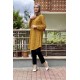 Moda Çizgi Desenli Tunik