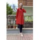 Moda Çizgi Desenli Tunik
