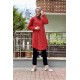 Moda Çizgi Desenli Tunik