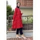 Moda Çizgi Desenli Tunik