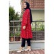 Moda Çizgi Desenli Tunik