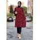 Moda Çizgi Desenli Tunik
