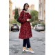 Moda Çizgi Desenli Tunik
