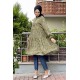 Moda Çizgi Desenli Tunik