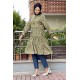 Moda Çizgi Desenli Tunik