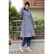 Moda Çizgi Desenli Tunik