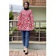 Moda Çizgi Desenli Tunik