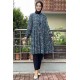 Moda Çizgi Desenli Tunik