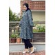 Moda Çizgi Desenli Tunik