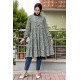 Moda Çizgi Desenli Tunik